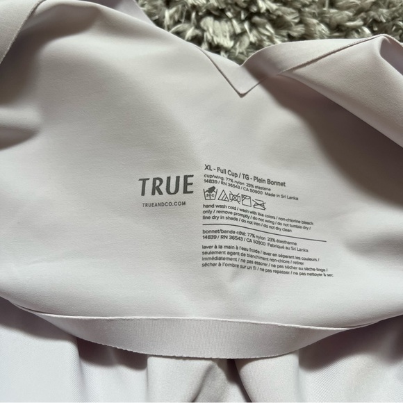True & Co• Body Lift V-Neck Full Cup Bralette - Picture 10 of 14